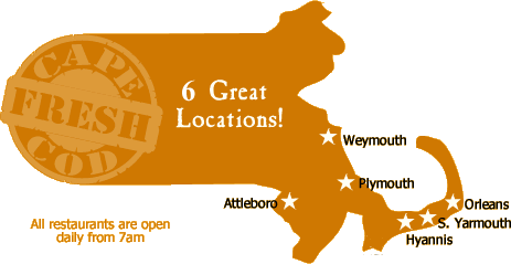 Hearth 'n Kettle Restaurants at 7 Great Locations - Cape Cod Fresh cooking in Weymouth, Plymouth, Attleboro and on Cape Cod.